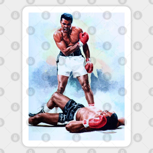 Muhammad Ali Knocking Out Sonny Liston Magnet by VintCam